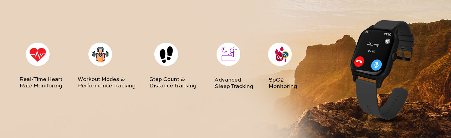Innomax Smartwatch Health Features