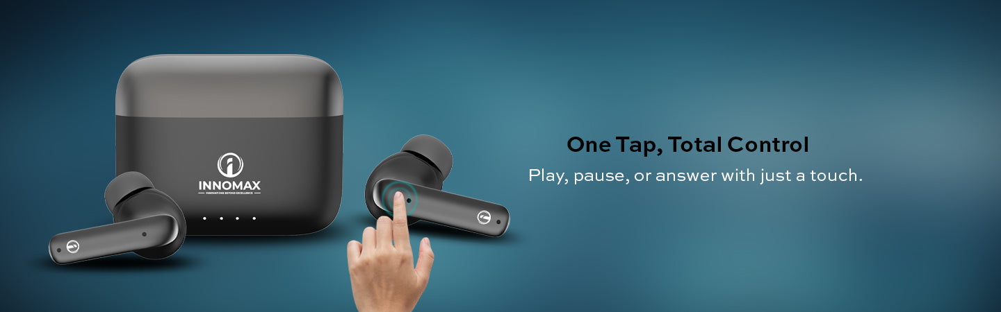 Innomax Touch Control Earbuds: One Tap, Total Control